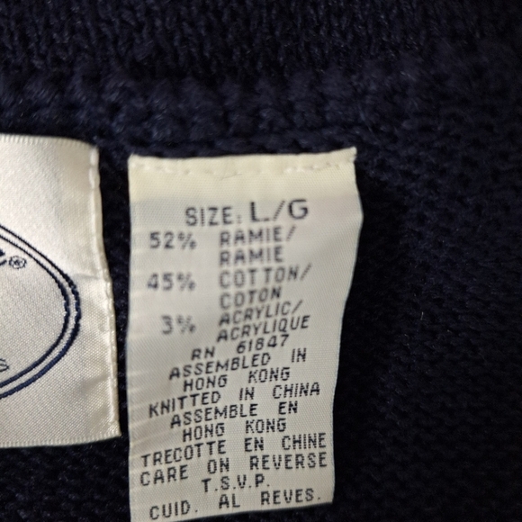 Eagle’s Eye Collectibles 3-D Vintage Grandmacore Teddy Bear V-Neck Knit Vest L - Picture 11 of 12